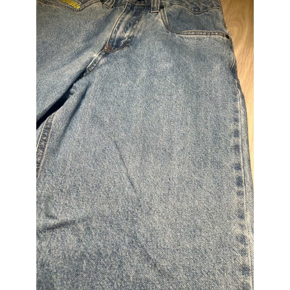 GORYUBI Baggy Jeans Womens 28 Light Wash Y2K Wide Leg Denim Pants - Picture 14 of 16